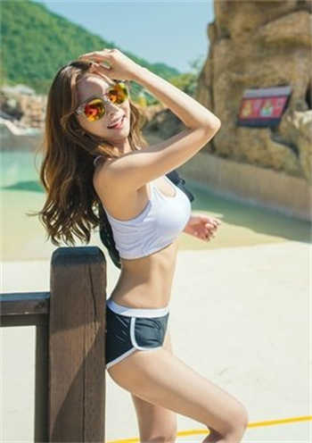 未婚妻小敏婚纱照